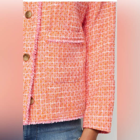 J. Jill Clemtineu Dahlia Tweed XL Petite Blazer - Picture 10 of 10
